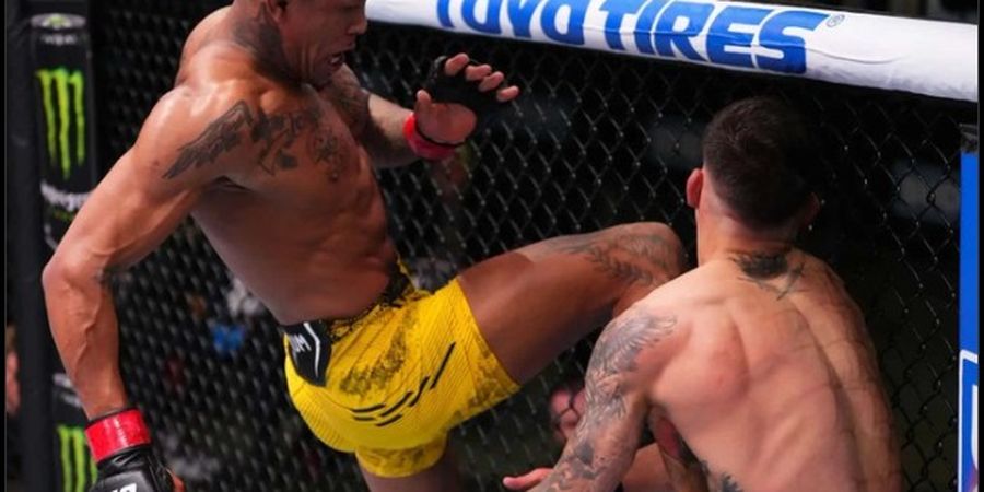 Reaksi Jagat Tarung Usai KO Lutut Terbang Muncul di UFC Vegas 87, Korban Islam Makhachev Ternganga