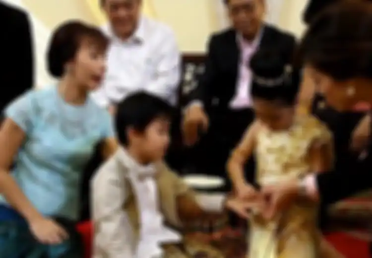 Diyakini Sebagai ‘Pasangan Kekasih di Masa Lalu’, Sepasang Anak Kembar Berusia 6 Tahun ‘Dinikahkan’ dalam Upacara Mewah