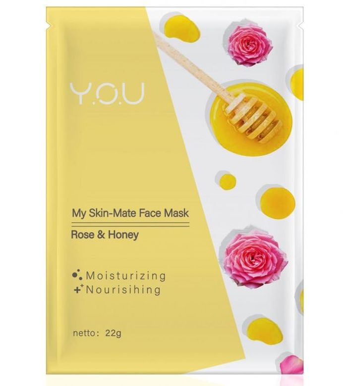  Y.O.U My Skin-Mate Face Mask Rose & Honey. 