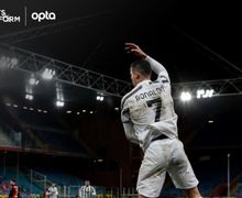 Bikin Dua Gol Buat Juventus, Cristiano Ronaldo Lewati Rekor Pele