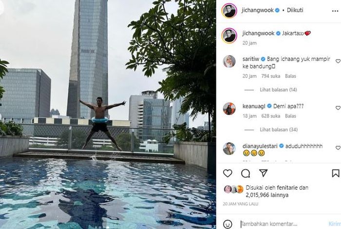 Postingan Ji Chang Wook