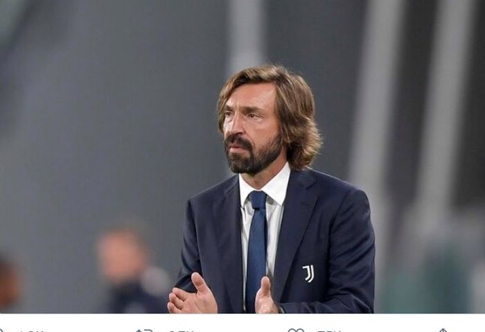 Pelatih Juventus, Andrea Pirlo.