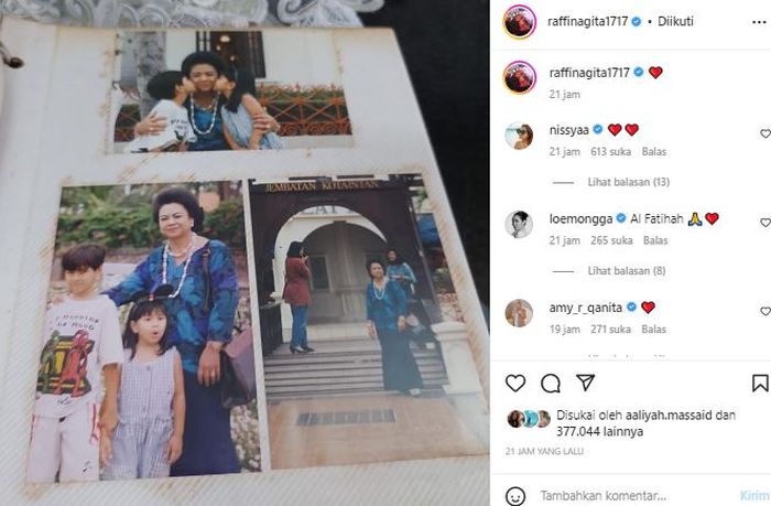 Postingan Raffi Ahmad