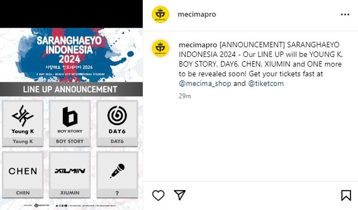 Selain DAY6, Chen dan Xiumin EXO Dikonfirmasi Akan Tampil di