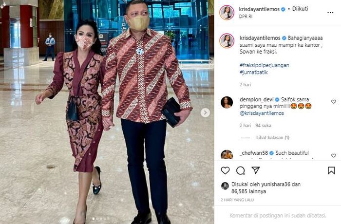 Posting-an Krisdayanti
