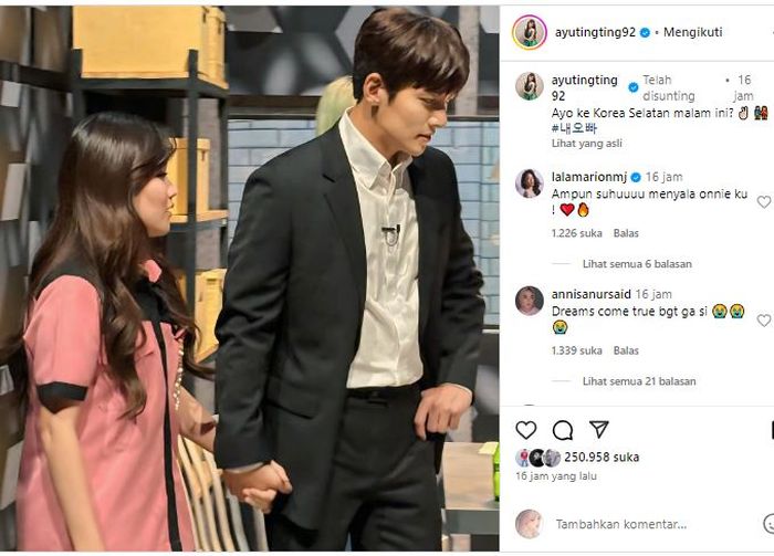 Postingan Ayu Ting Ting