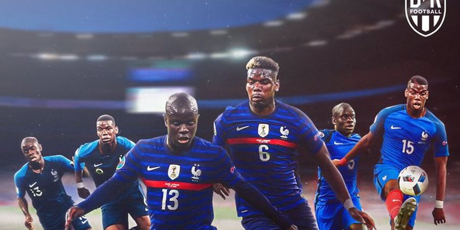 EURO 2020 - Pogba dan Kante Jadi Starter di Prancis, 30 Laga: 22 Menang, 8 Seri, 0 Kalah