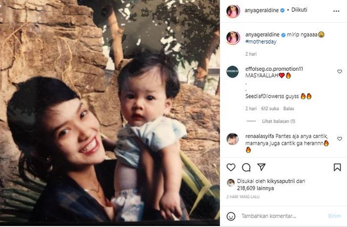 Postingan Anya Geraldine