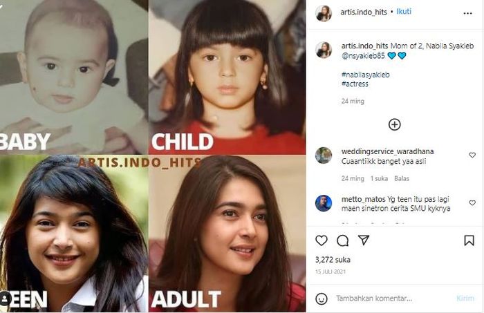 Postingan akun @artis.indo_hits