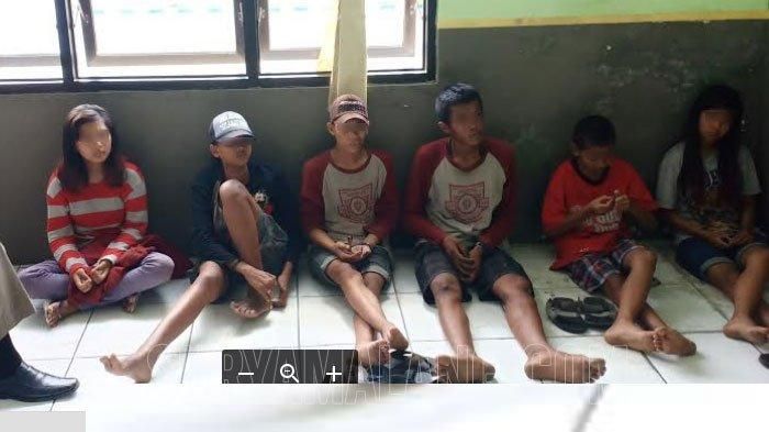 Keenam anak jalanan yang ditahan Satpol PP Madiun