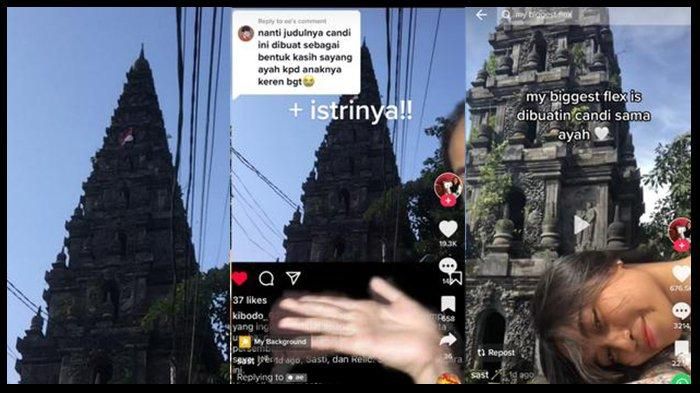 Anak Ki Joko Bodo perlihatkan candi yang dibuatkan oleh sang ayah