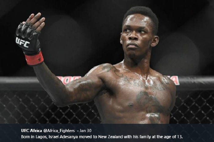 Juara kelas menengah UFC, Israel Adesanya, akan menghadapi Marvin Vettori pada UFC 263 yang berlangsung di di Gila River Arena, Arizona, AS, Minggu (13/6/2021) pagi WIB.