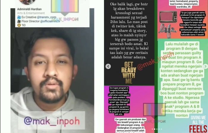 Mantan Kru TV yang bongkar aib para artis di belakang kamera 