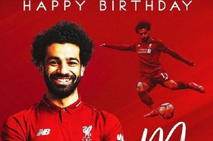 Pemain Liverpool asal Mesir, Mohamed Salah berulang tahun yang ke-27.