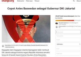 Muncul Petisi Copot Anies Baswedan sebagai Gubernur Jakarta yang telah Ditandatangani Lebih dari 200.000 Orang, DPRD DKI: Selama Ini kan Memang Pak Anies tidak Fokus soal Banjir