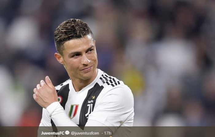 Megabintang Juventus, Cristiano Ronaldo.