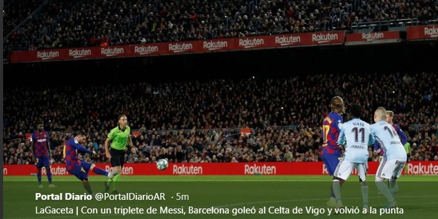 Detik-detik Lionel Messi Balas Kebobolan dengan 2 Gol Tendangan Bebas