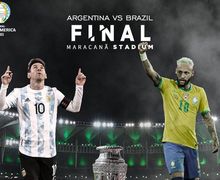 Link Live Streaming Final Copa America 2021: Argentina Vs Brasil