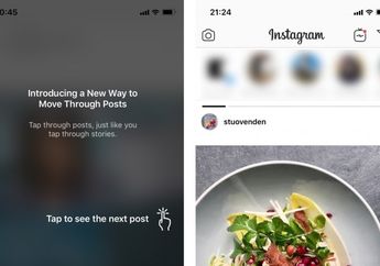 Ada Fitur Baru dari Instagram, Ubah Timeline Jadi Geser ke Samping