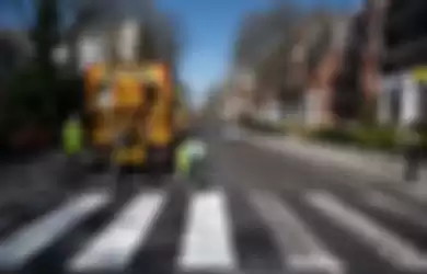 Abbey Road's Famous Crossing 