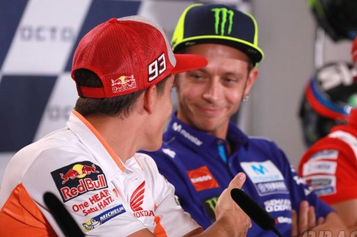 Karena tahun lalu, Marc Marquez jadi kesal dengan Valentino Rossi