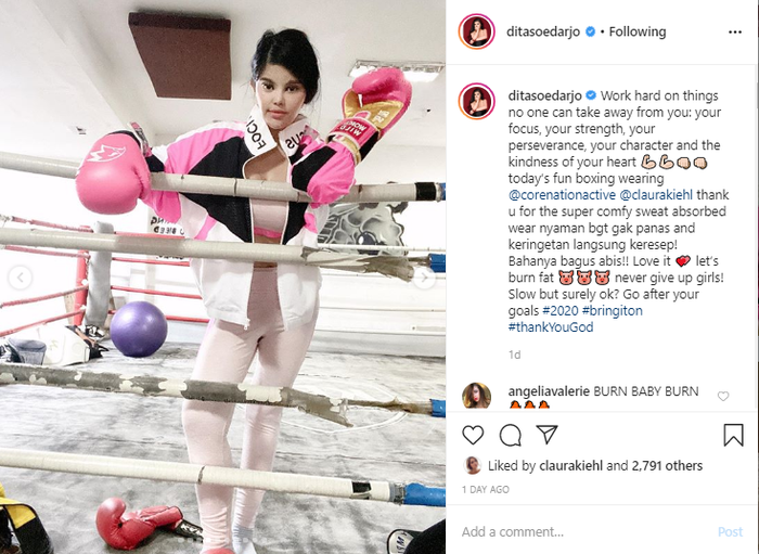 Penampilan Dita Soedarjo