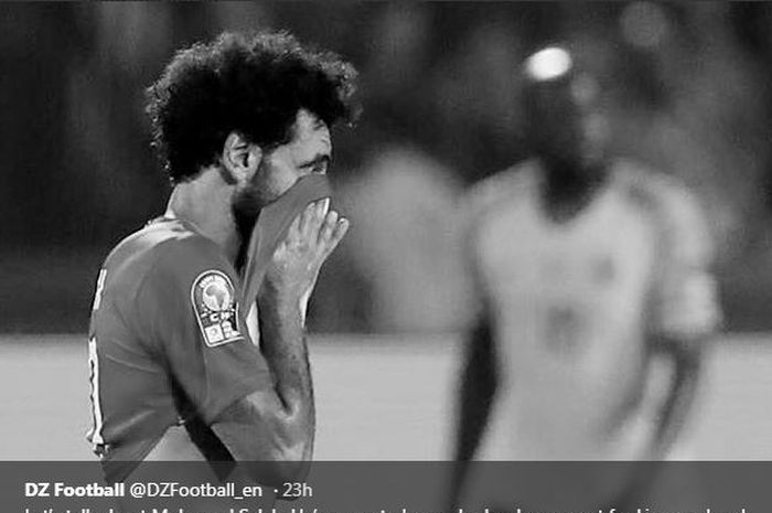 Mohamed Salah gagal membawa timnas Mesir lolos ke perempat final Piala Afrika 2019.