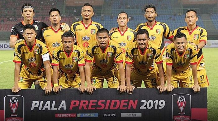 Skuat Mitra Kukar di Piala Presiden 2019.