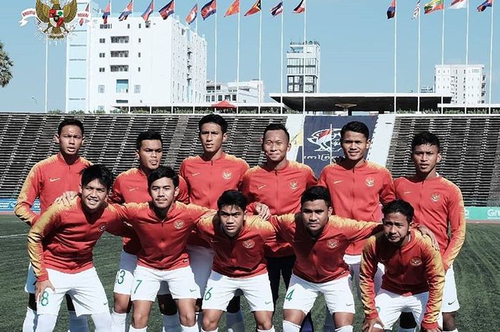 Timnas U-22 Indonesia di Piala AFF U-22 2019. Besok, Rabu (20/2/2019) Indonesia akan Bersua dengan Malaysia