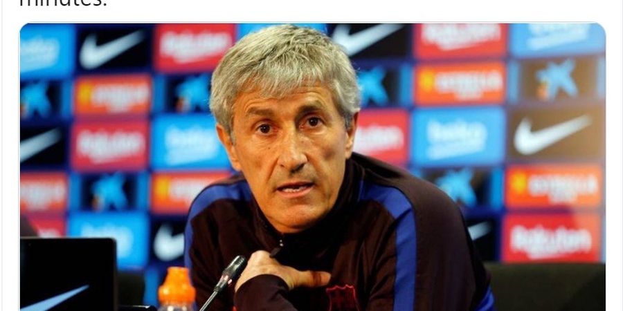 Presiden Barcelona Konfirmasi Pemecatan Quique Setien, Pengumuman Resmi Hari Ini