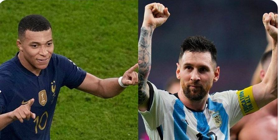 PIALA DUNIA 2022 - Final Tak Hanya Perebutan Trofi antara Argentina dan Prancis, tapi Adu Tajam Messi dan Mbappe demi Sepatu Emas