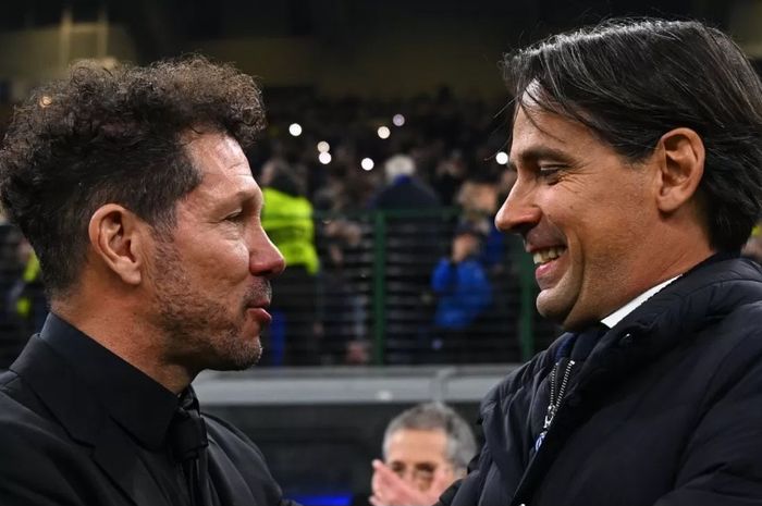 Diego Simeone dan Simone Inzaghi bertarung harga diri dalam duel Atletico Madrid versus Inter Milan berebut tiket perempat final Liga Champions 2023-2024.