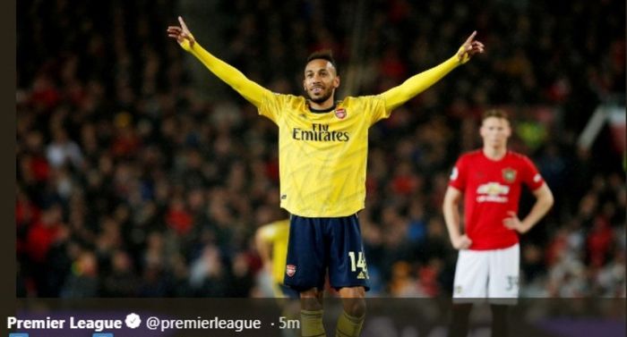 Striker Arsenal, Pierre-Emerick Aubameyang.