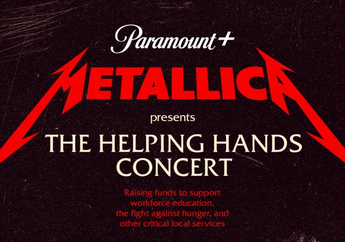 Konser Amal 'The Helping Hands' Metallica Bakal Live Streaming di Paramount+ dan YouTube Desember 2022!