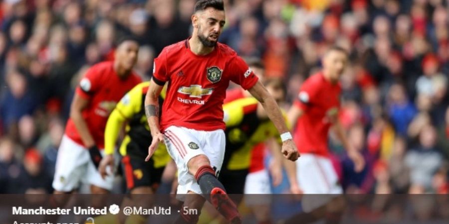 Hasil Liga Inggris - Gol Debut Bruno Fernandes Warnai Pesta Man United