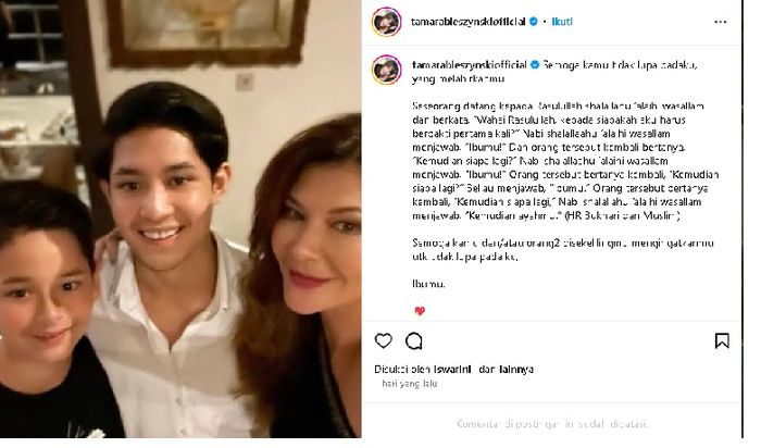 Tamara Bleszynski dan kedua anaknya