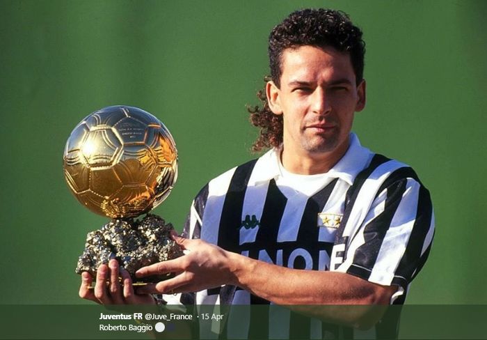 Striker legendaris Italia, Roberto Baggio.