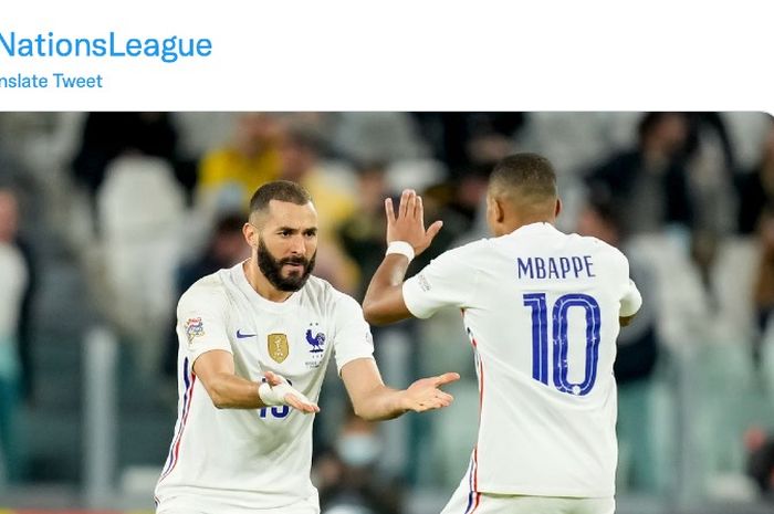 Karim Benzema (kiri) terseret masalah Paris Saint-Germain karena dianggap sebagai alasan Kylian Mbappe (kanan) menjadi radikal.