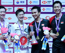 Ini yang Disampaikan Hendra Setiawan ke Pasangan Jepang Usai Laga Final BWF World Tour Finals 2019