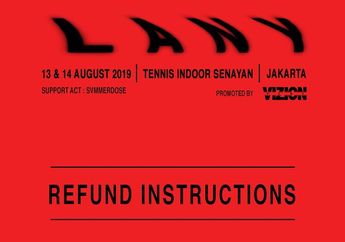 Syarat Ini Harus Dipenuhi untuk Refund Tiket Konser LANY di Jakarta