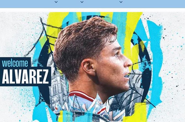 Striker baru Manchester City, Julian Alvarez, akan diperkenalkan klub pada Minggu (10/7/2022).