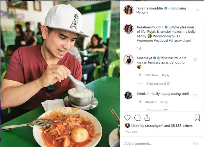 Luna Maya kepergok berikan perhatian pada Faisal Nasimuddin