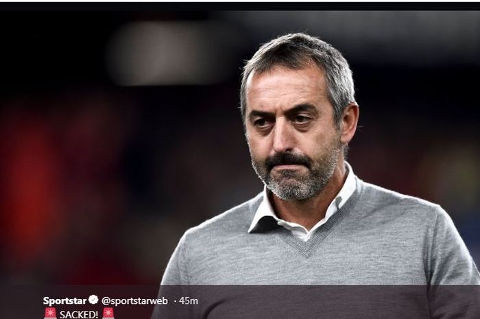 Marco Giampaolo dipecat AC Milan.