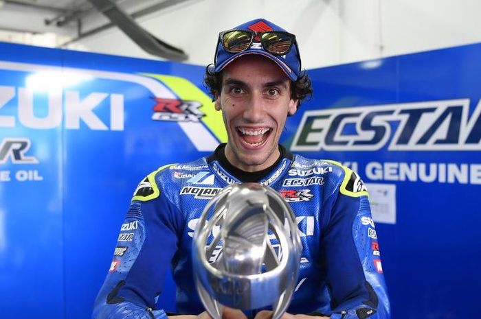 Pembalap tim Suzuki Ecstar, Alex Rins