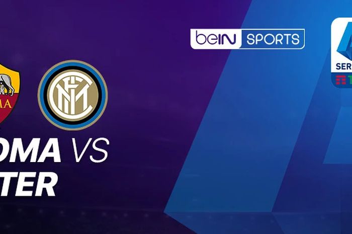 Poster laga AS Roma vs Inter Milan