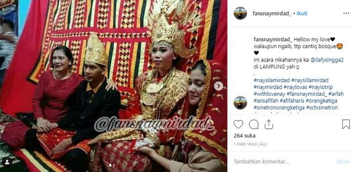Pernikahan anak bungsu <a href='https://style.tribunnews.com/tag/lydia-kandou' title='Lydia Kandou'>Lydia Kandou</a> dan <a href='https://style.tribunnews.com/tag/jamal-mirdad' title='Jamal Mirdad'>Jamal Mirdad</a>