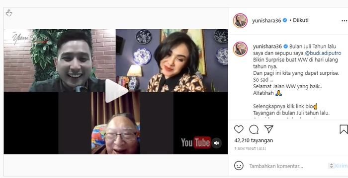 Yuni Shara kehilangan <a href='https://tribunmedan.cfd/tag/wimar-witoelar' title='Wimar&nbsp;Witoelar'>Wimar&nbsp;Witoelar</a> 