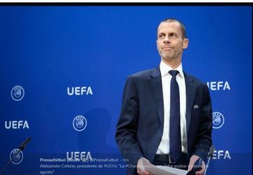 Presiden UEFA, Aleksander Ceferin.