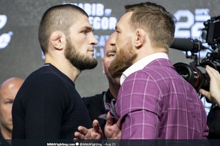 UFC 292 bernuasa titisan duel Khahib Nurmagomedov vs Conor McGregor.