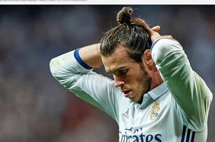 Penyerang Real Madrid, Gareth Bale.
